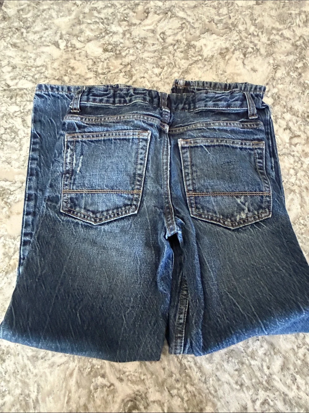 Boys size 10 Cherokee Distressed Blue Denim Jeans - Picture 6 of 7